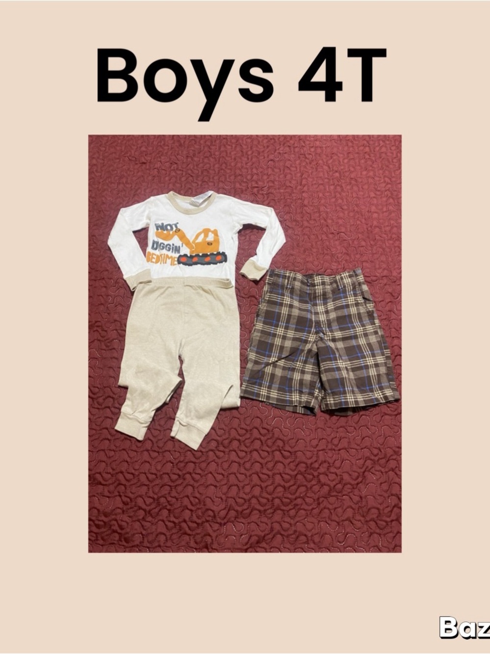 Boys Clothing Bundle Size 4T